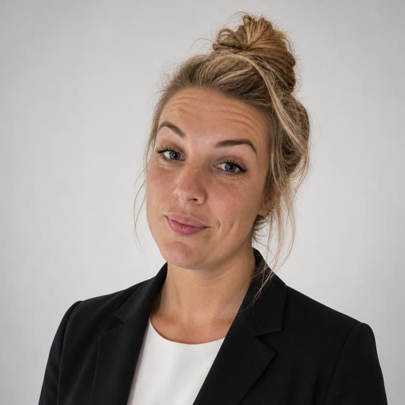 AI-profielfoto, stijl Strak LinkedIn